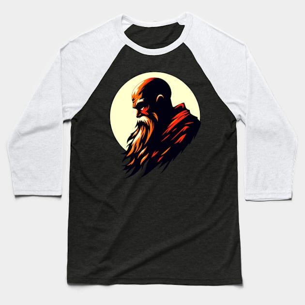 Silhoutte of Dragon Ball #008 Baseball T-Shirt by kreasioncom